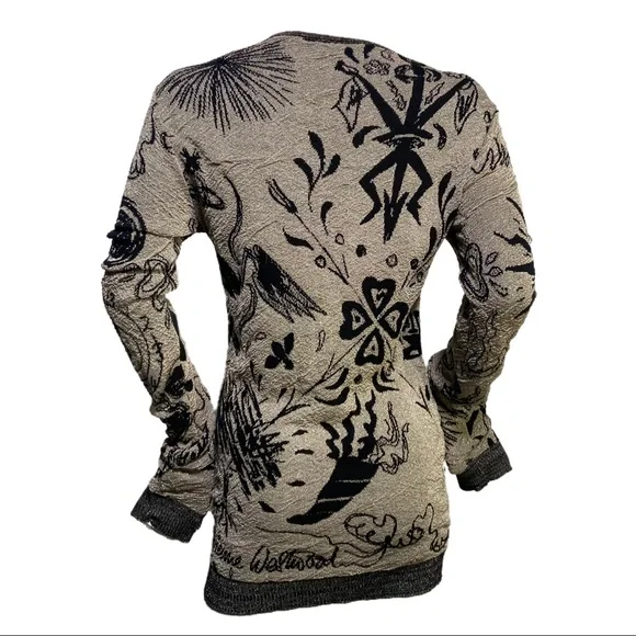 Metallic avivienne Westwood sweater - Picture 3 of 5